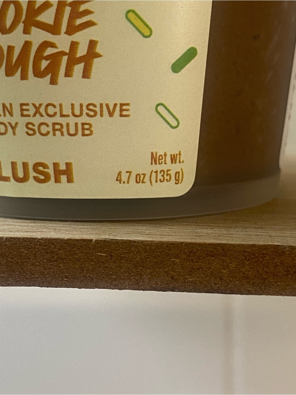 New Lush Cookie Dough Kitchen Exclusive Body Scrub - Picture 6 of 9